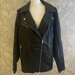 Black Faux Leather Lane Bryant new without tags 18/20